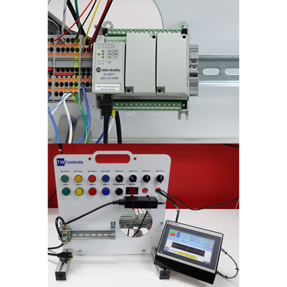 TW Controls - Allen Bradley Micro820 and Panelview800 PLC Trainer