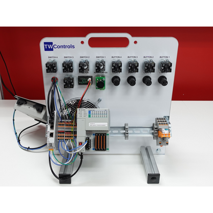 TW Controls - Allen Bradley Compactlogix PLC Trainer with AC Drive, Motor, HMI